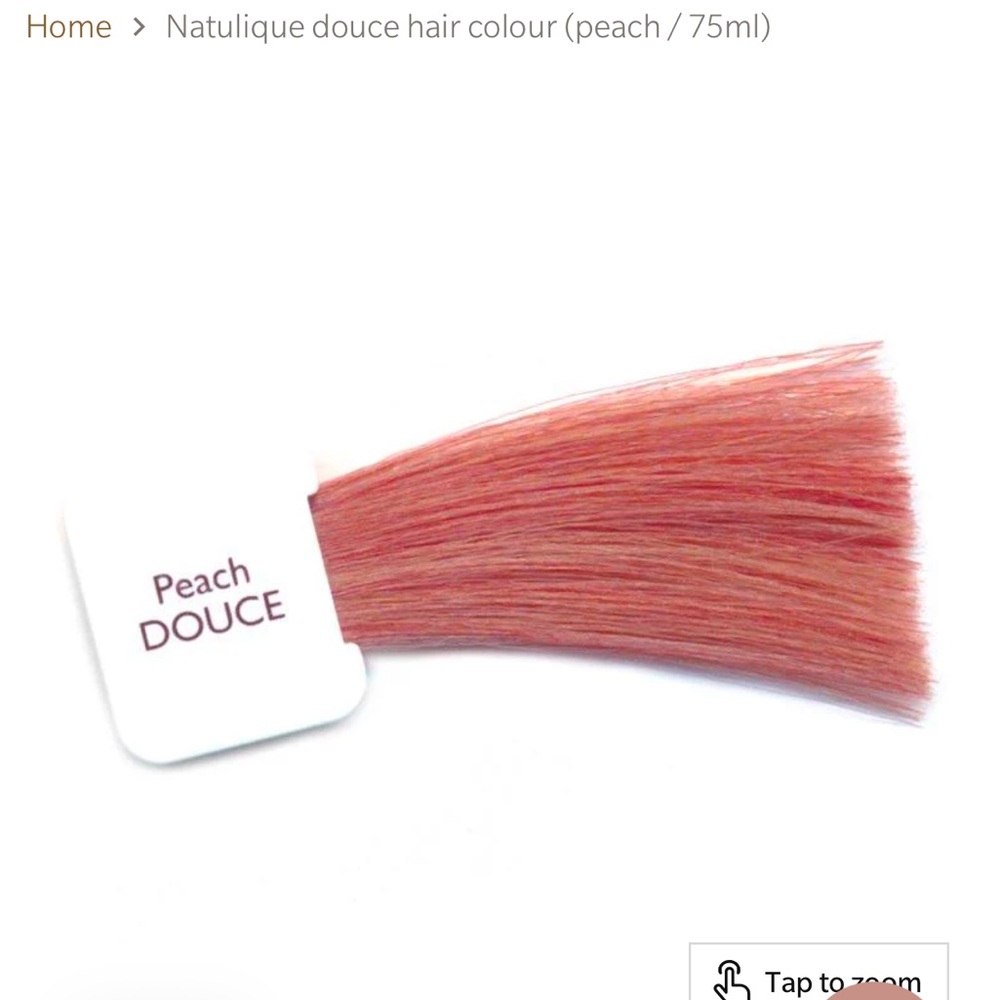 Natulique organic hair color douce peach pack of 3